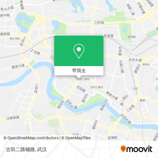 古田二路辅路地图