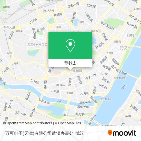 万可电子(天津)有限公司武汉办事处地图