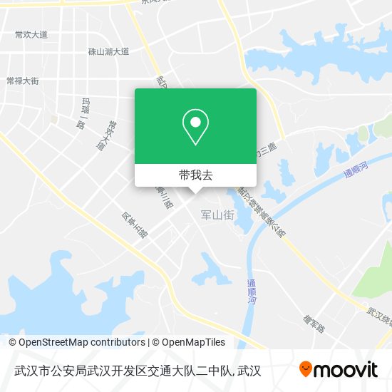 武汉市公安局武汉开发区交通大队二中队地图