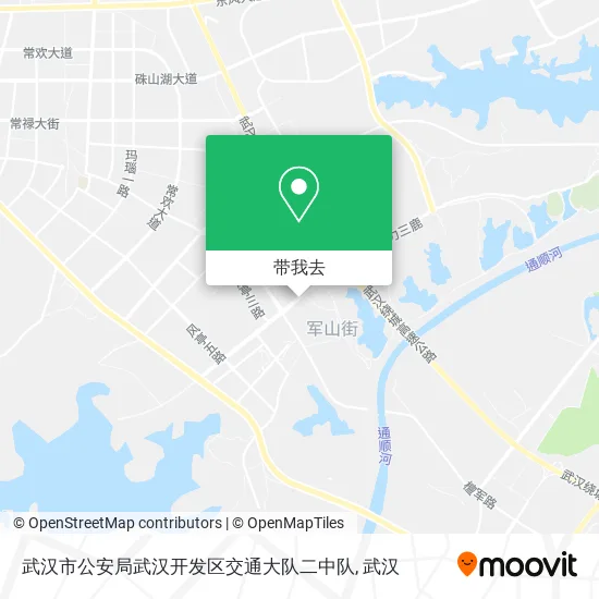 武汉市公安局武汉开发区交通大队二中队地图