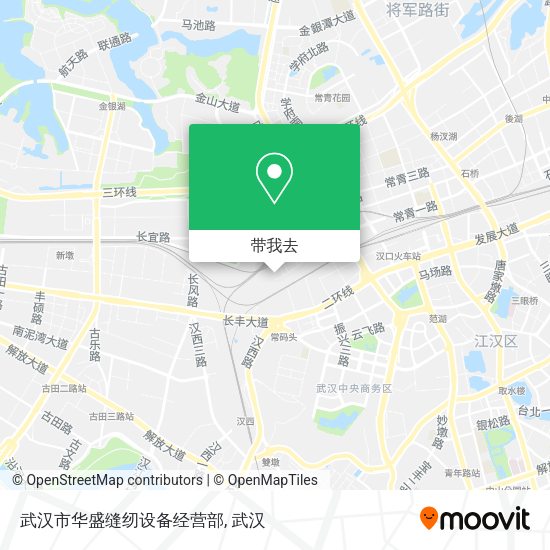 武汉市华盛缝纫设备经营部地图