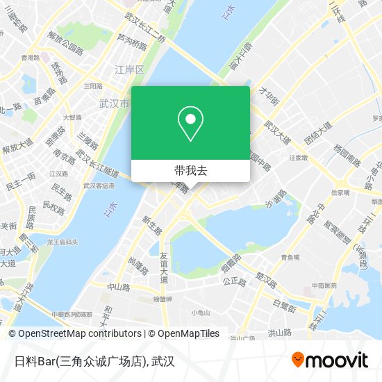 日料Bar(三角众诚广场店)地图