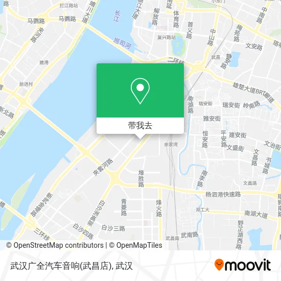 武汉广全汽车音响(武昌店)地图