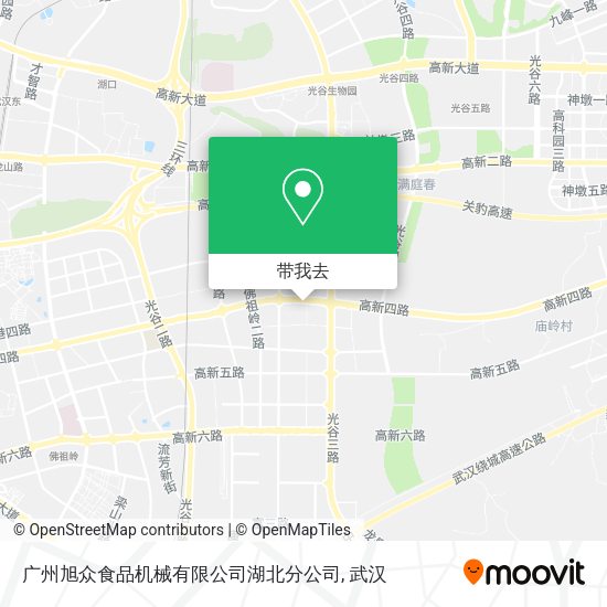 广州旭众食品机械有限公司湖北分公司地图