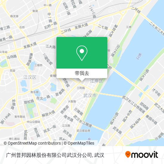 广州普邦园林股份有限公司武汉分公司地图