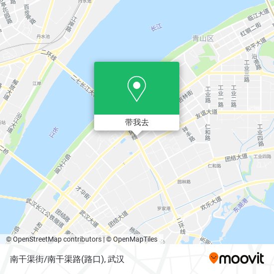 南干渠街/南干渠路(路口)地图