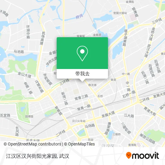江汉区汉兴街阳光家园地图