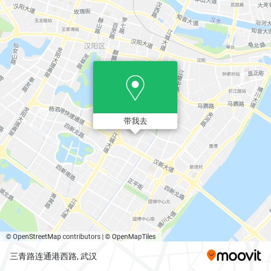 三青路连通港西路地图