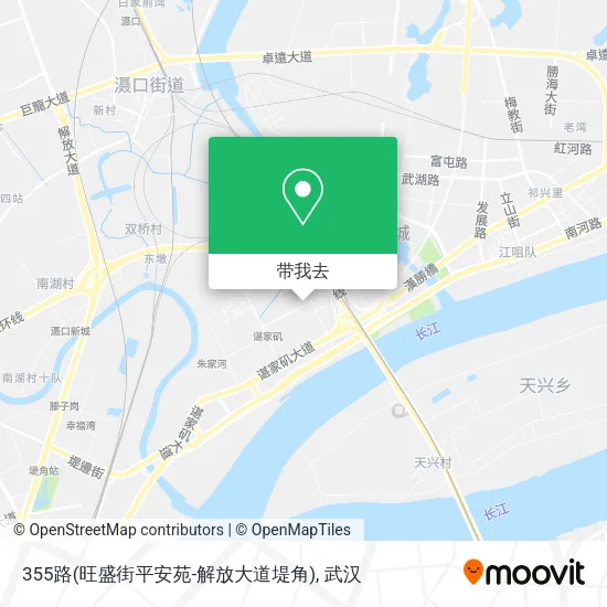355路(旺盛街平安苑-解放大道堤角)地图