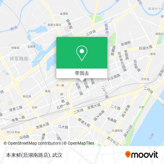 本来鲜(后湖南路店)地图