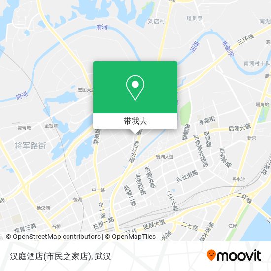 汉庭酒店(市民之家店)地图