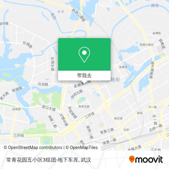 常青花园五小区3组团-地下车库地图