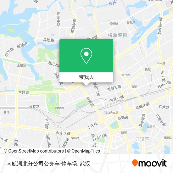 南航湖北分公司公务车-停车场地图