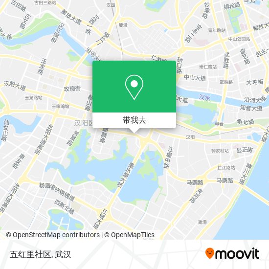 五红里社区地图