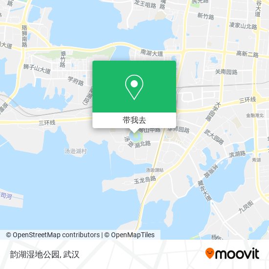 韵湖湿地公园地图