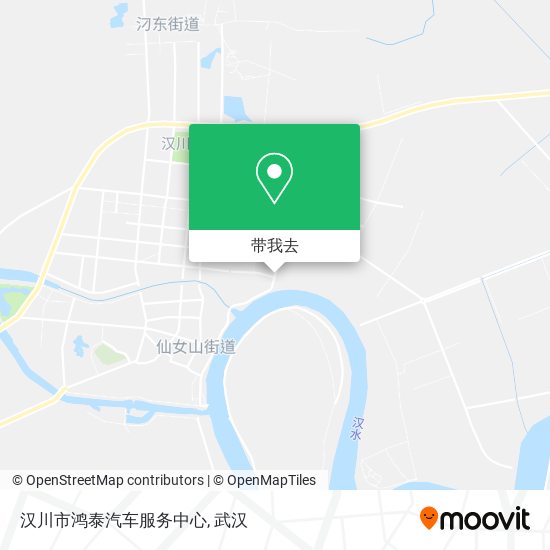 汉川市鸿泰汽车服务中心地图