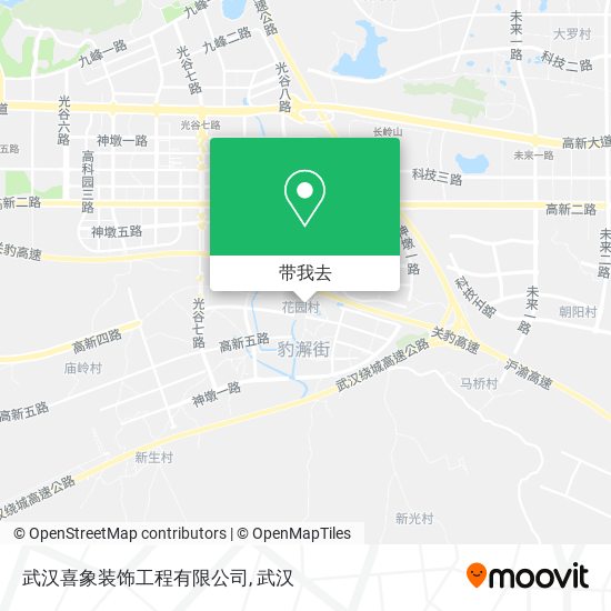 武汉喜象装饰工程有限公司地图