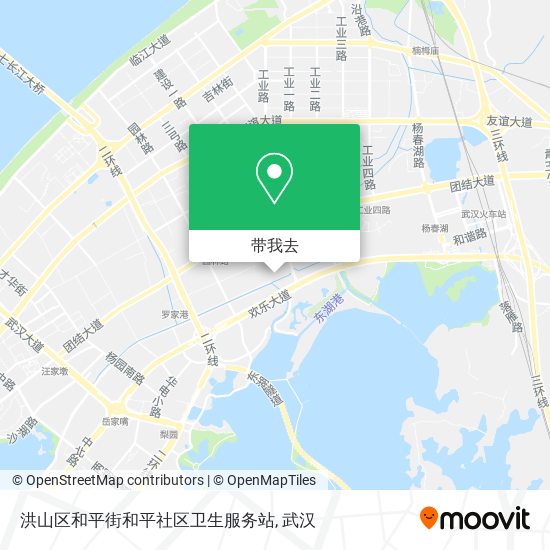 洪山区和平街和平社区卫生服务站地图