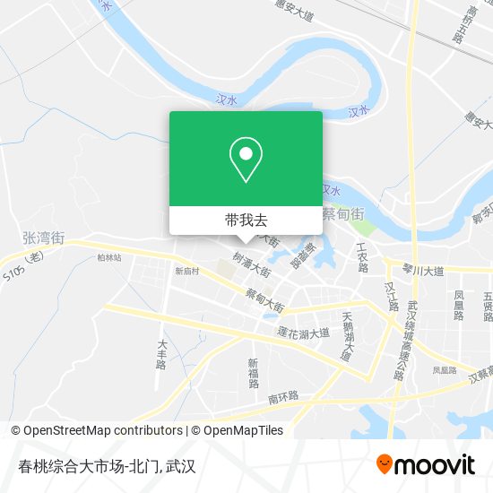 春桃综合大市场-北门地图