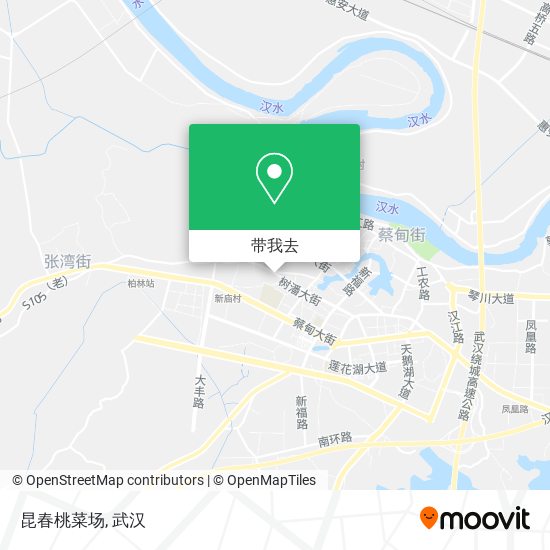 昆春桃菜场地图