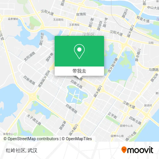 红岭社区地图