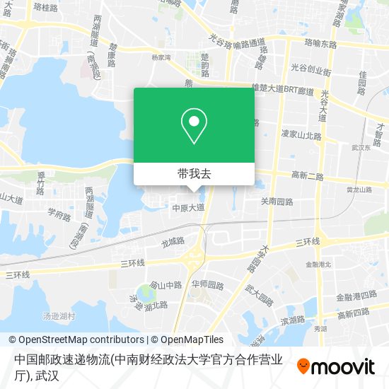 中国邮政速递物流(中南财经政法大学官方合作营业厅)地图