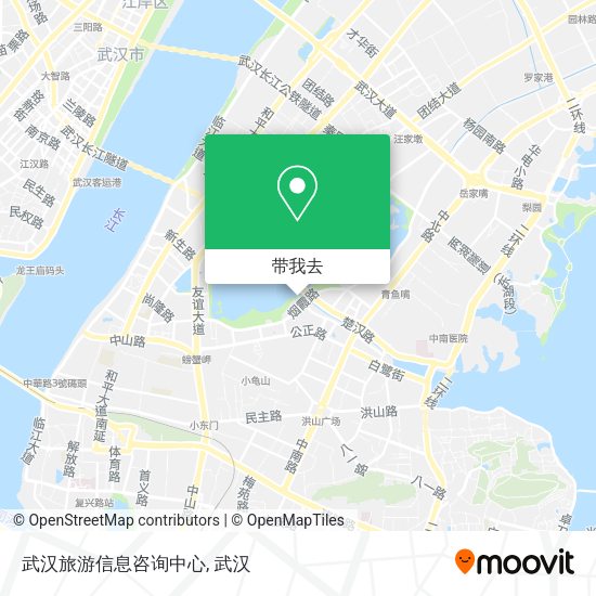 武汉旅游信息咨询中心地图