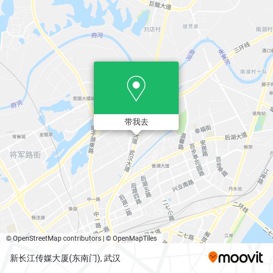 新长江传媒大厦(东南门)地图