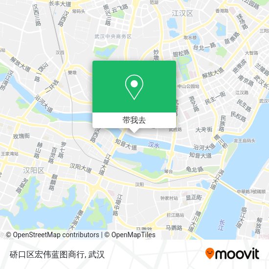 硚口区宏伟蓝图商行地图