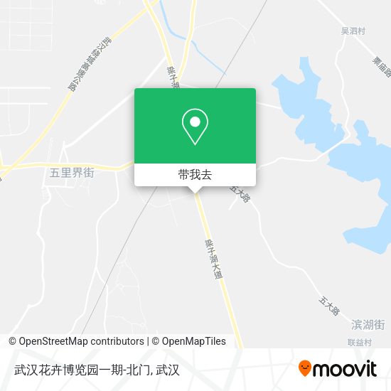 武汉花卉博览园一期-北门地图