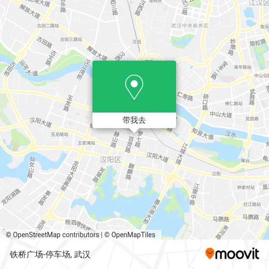 铁桥广场-停车场地图