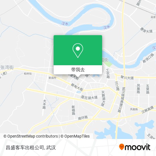 昌盛客车出租公司地图