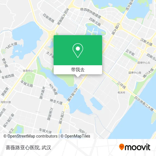 蔷薇路亚心医院地图