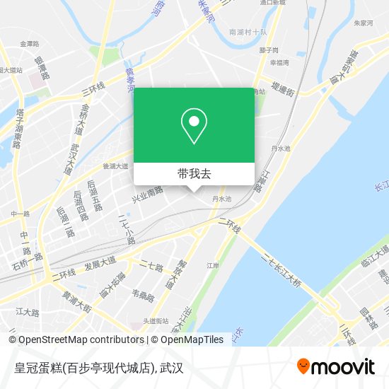 皇冠蛋糕(百步亭现代城店)地图