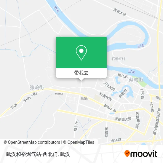 武汉和裕燃气站-西北门地图