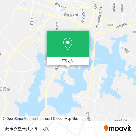 派乐汉堡长江大学地图