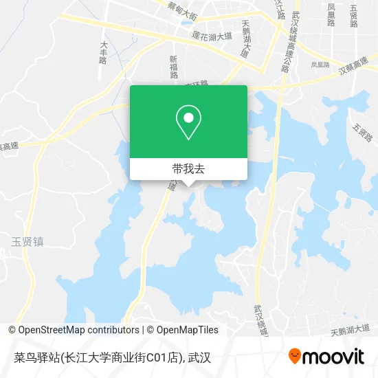 菜鸟驿站(长江大学商业街C01店)地图
