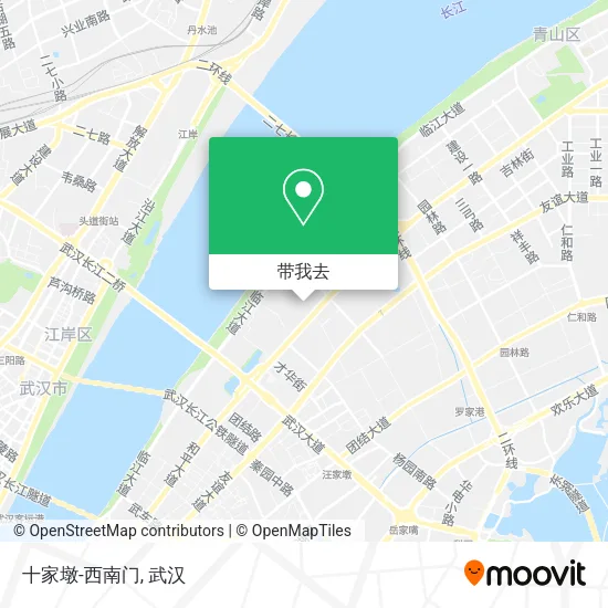 十家墩-西南门地图