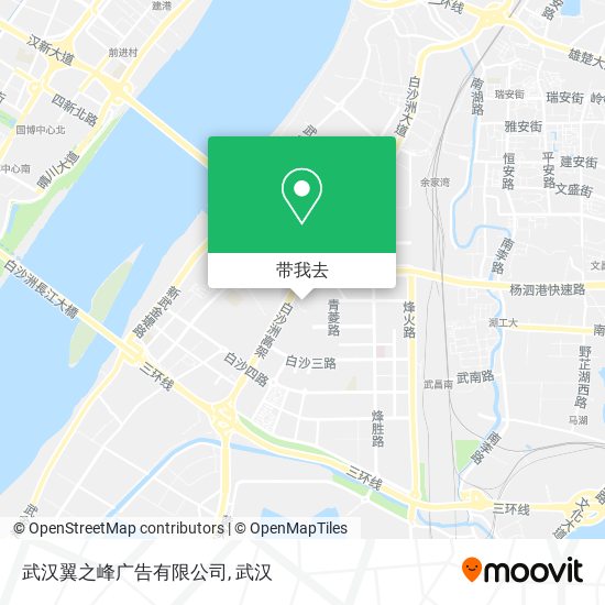 武汉翼之峰广告有限公司地图