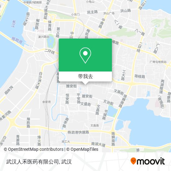 武汉人禾医药有限公司地图