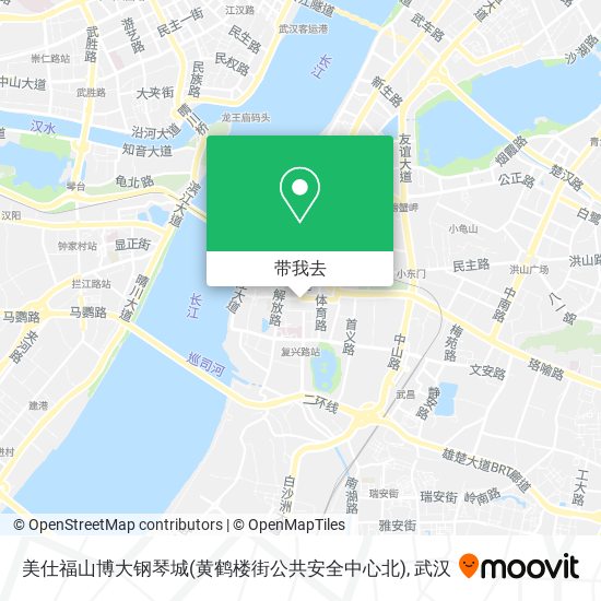 美仕福山博大钢琴城(黄鹤楼街公共安全中心北)地图