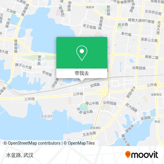 水蓝路地图
