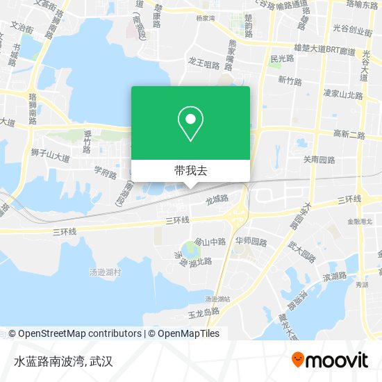 水蓝路南波湾地图