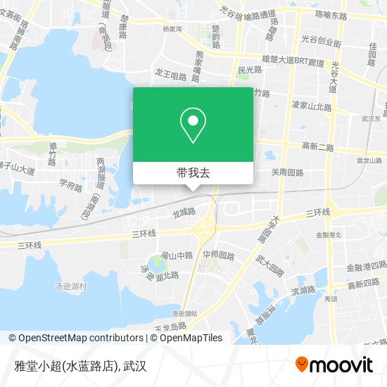 雅堂小超(水蓝路店)地图