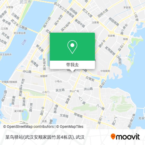 菜鸟驿站(武汉安顺家园竹居4栋店)地图