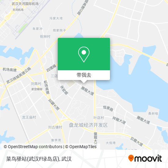 菜鸟驿站(武汉F绿岛店)地图