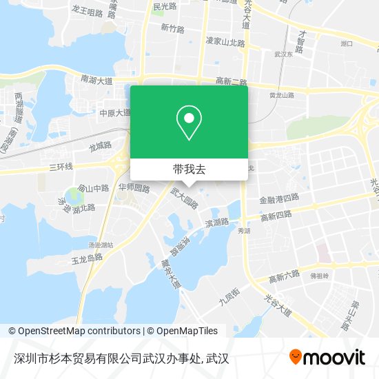 深圳市杉本贸易有限公司武汉办事处地图