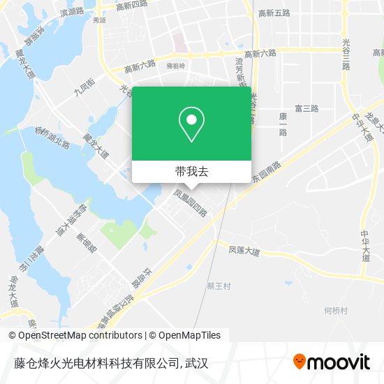 藤仓烽火光电材料科技有限公司地图