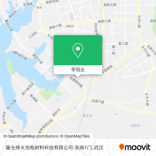 藤仓烽火光电材料科技有限公司-东南1门地图