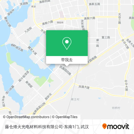藤仓烽火光电材料科技有限公司-东南1门地图